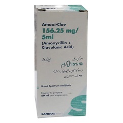 Amoxiclave Suspension 156.25mg/5ml 60ml