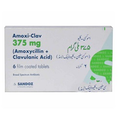 Amoxiclave Tablet 375mg 6s