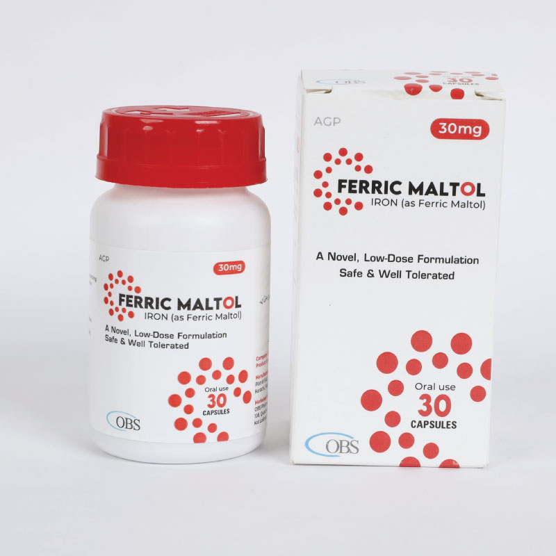 Ferric Maltol 30mg Capsules 30s