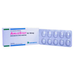 Amlostat 10/10MG Tablet