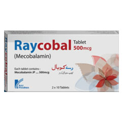 Raycobal Tab 500Mcg 20S