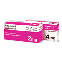 Bronchilate Tablets 2Mg 100S