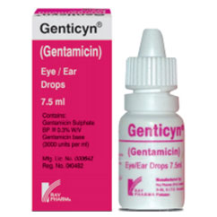 Genticyn Eye/Ear Drops 7.5Ml