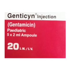 Genticyn Peds Injection 20Mg/2Ml