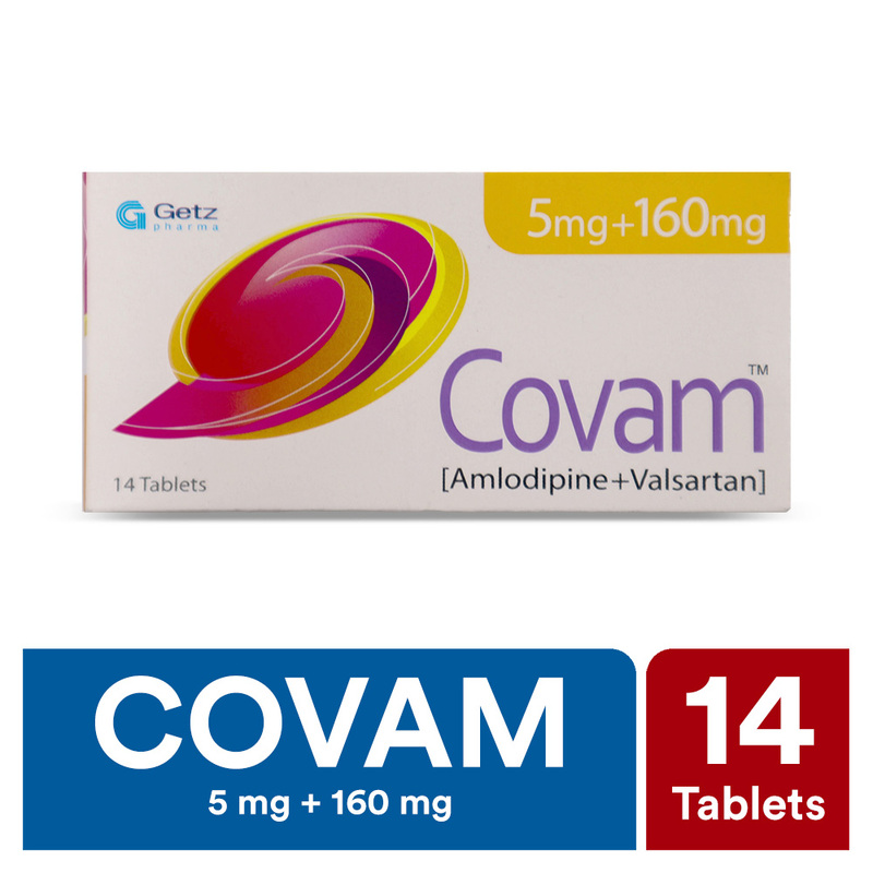 Covam Tablets 5mg/160mg 