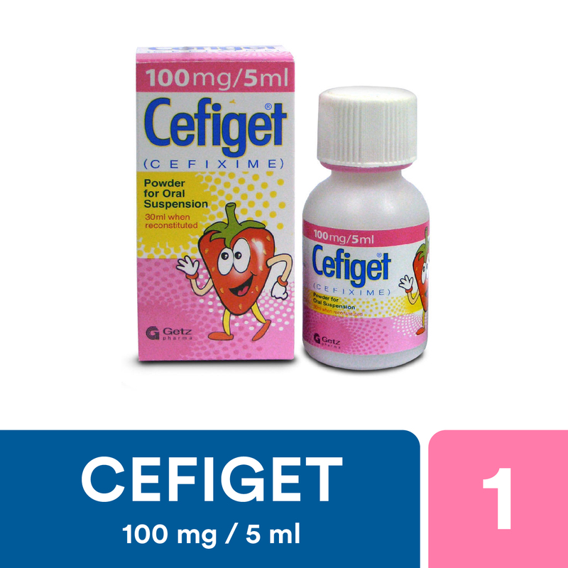 Cefiget 100MG 5ML Suspension 30ML