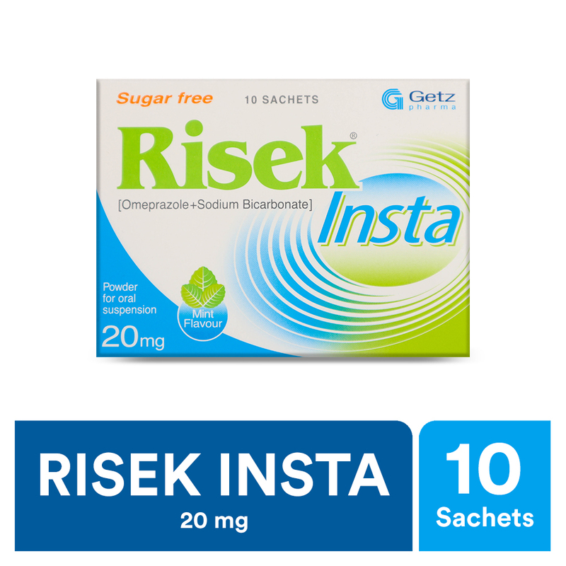 Risek Insta Sachet 20mg 10s