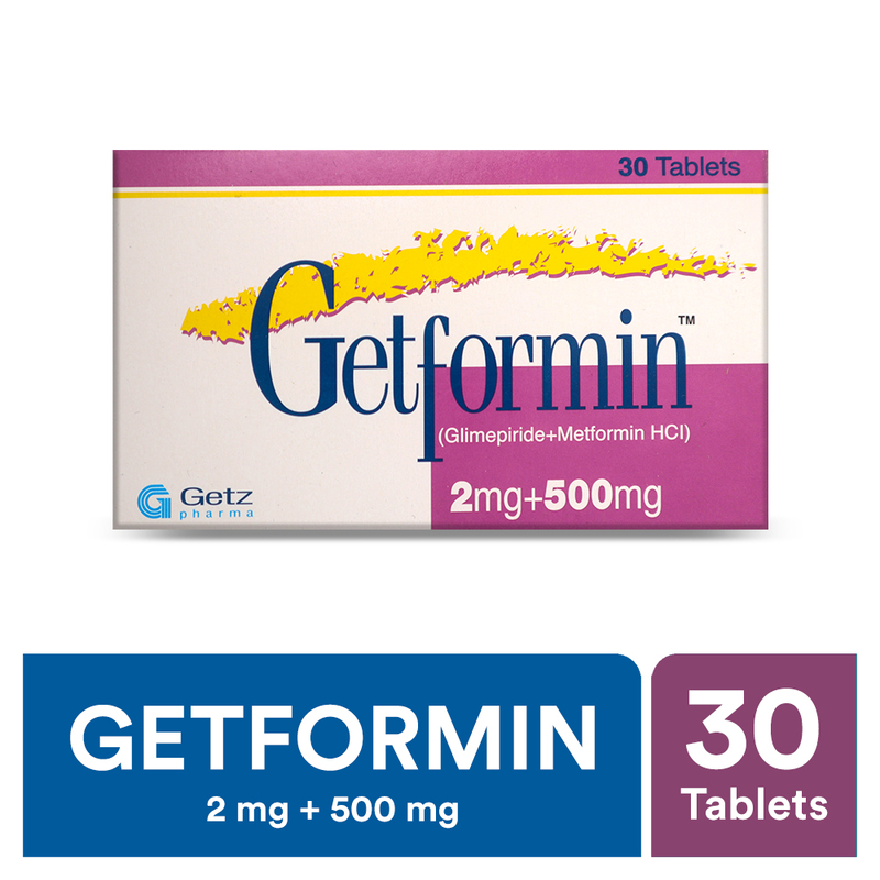 Getformin Tablet 2mg+500mg