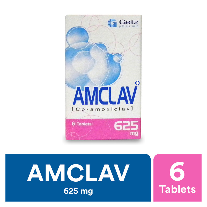 Amclav Tablets 625mg Tp 6S