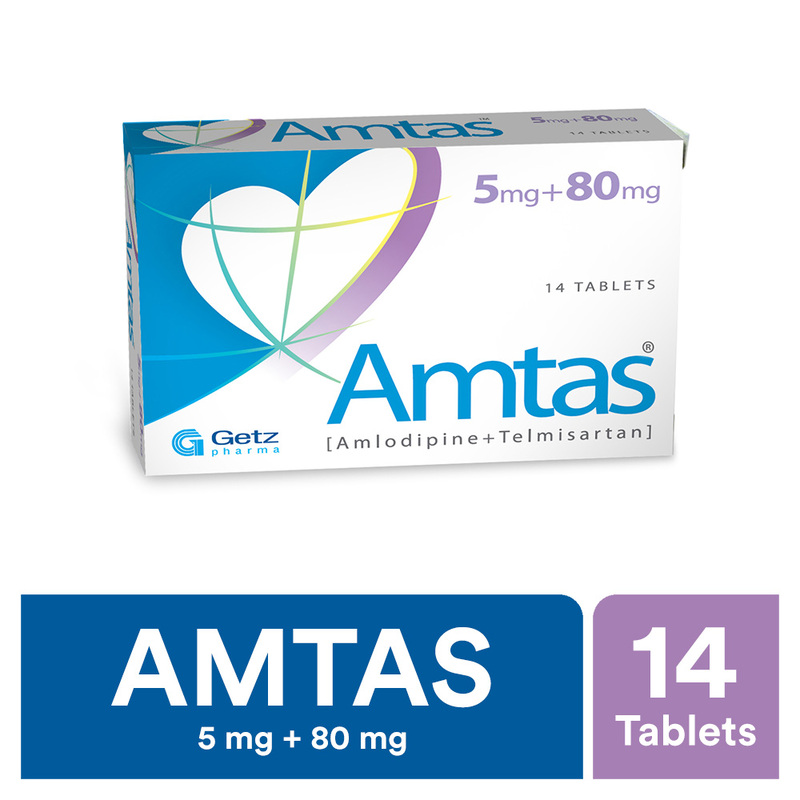 Amtas 5mg+80mg Tablets 14s