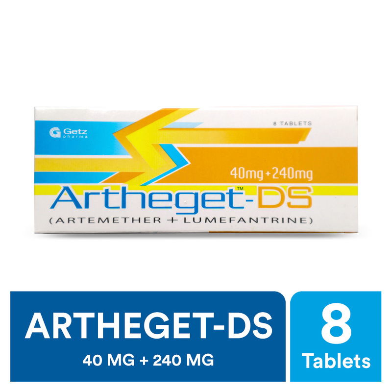 Artheget DS 40mg/240mg Tablets 8s