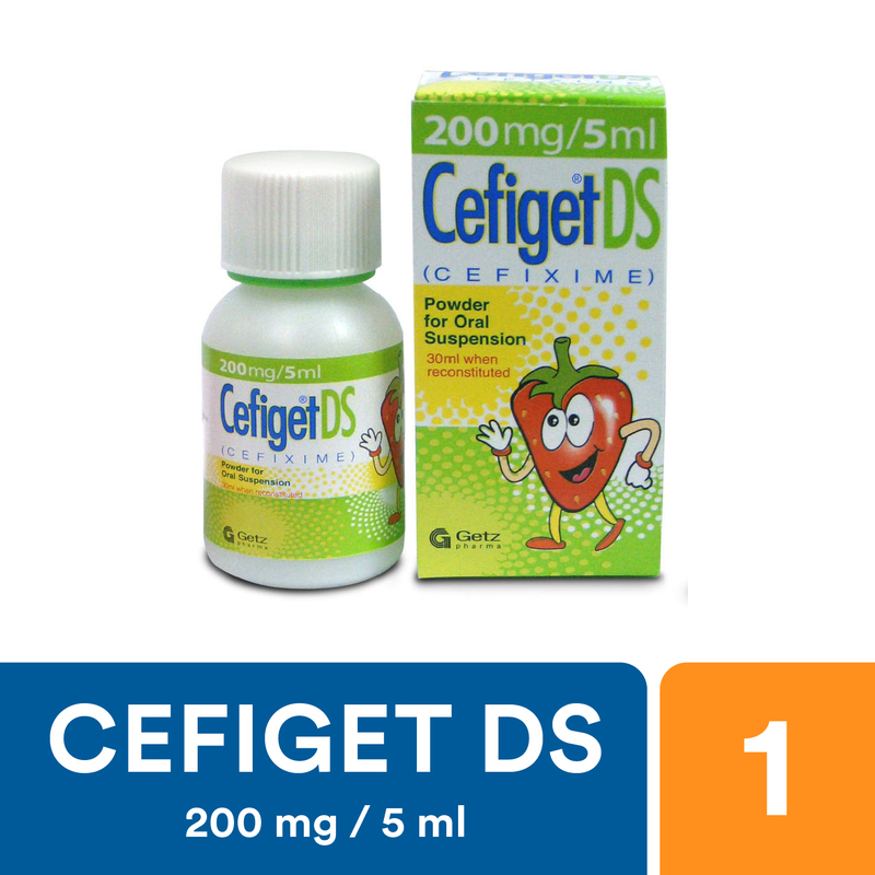 Cefiget DS 200mg/5ml Suspension 30ml