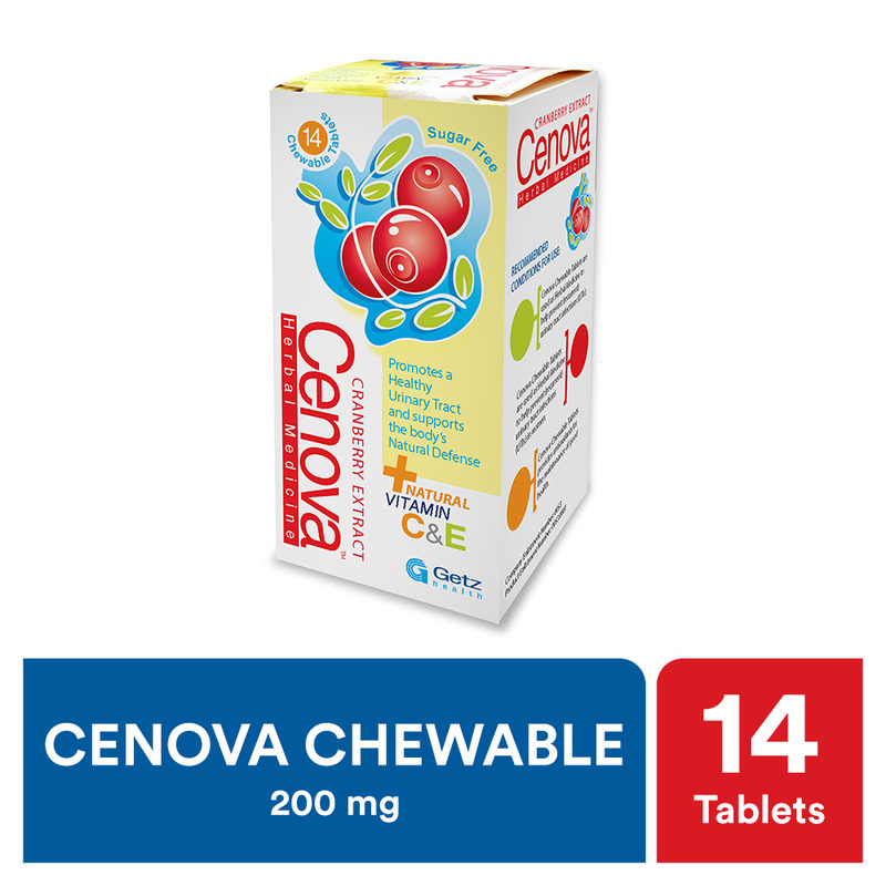 Cenova Chewable Tablet 200mg 14s