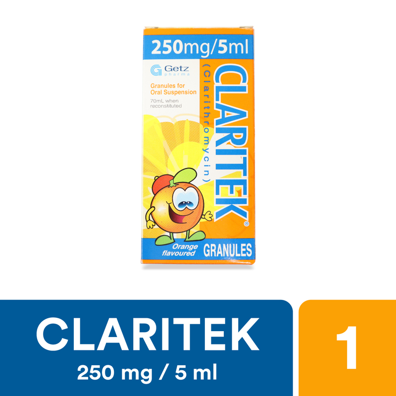 Claritek 250mg/5ml Granules 70ml