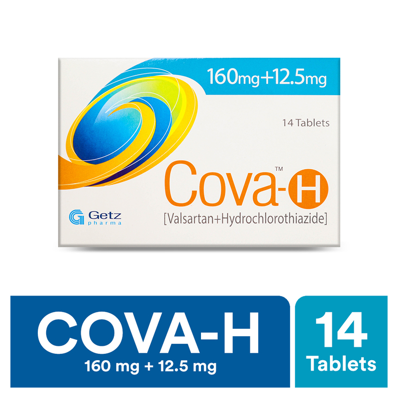 Cova-H 160mg+12.5mg Tablets