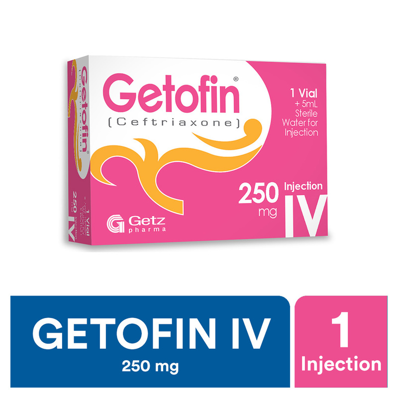 Getofin 250mg IV Injection