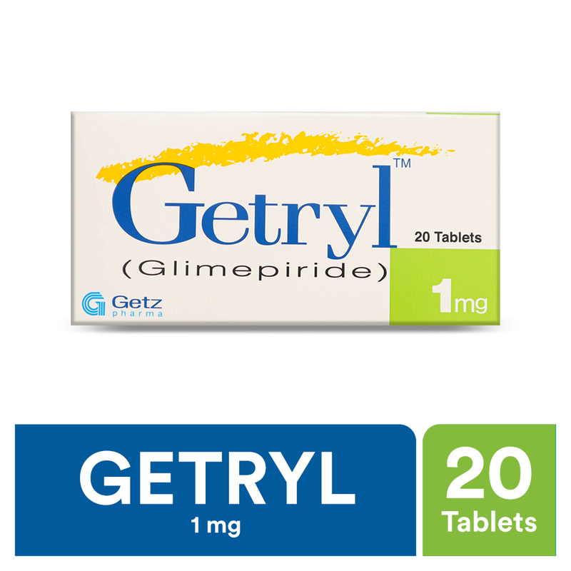 Getryl Tablets 1mg