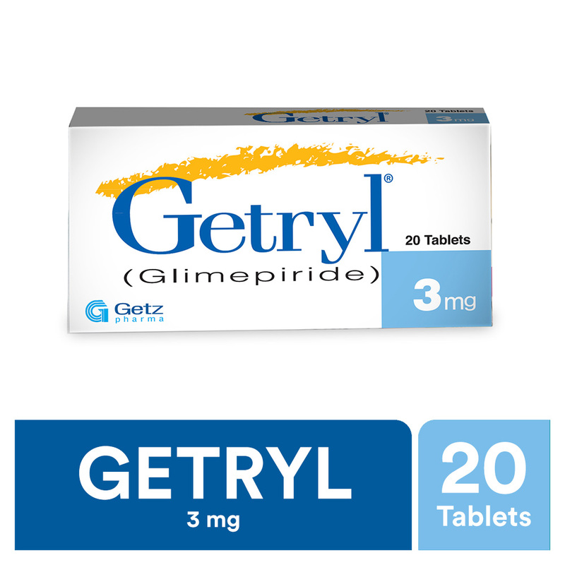 Getryl Tablets 3mg