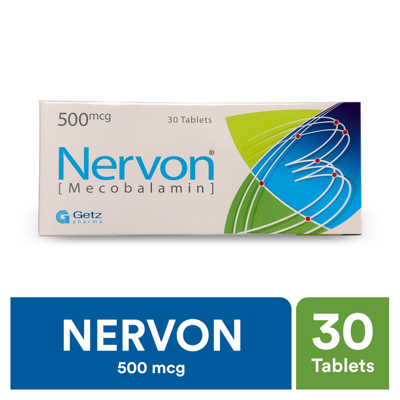 Nervon 500Mcg Tablets 30S