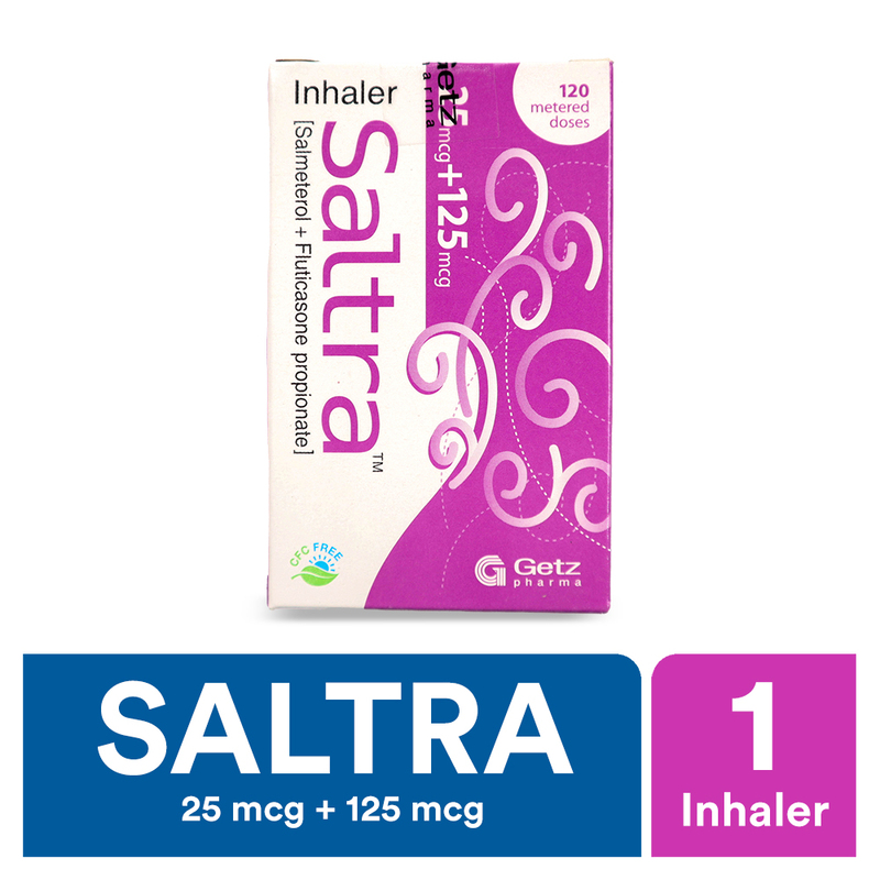 Saltra 25mcg+125mcg Inhalers