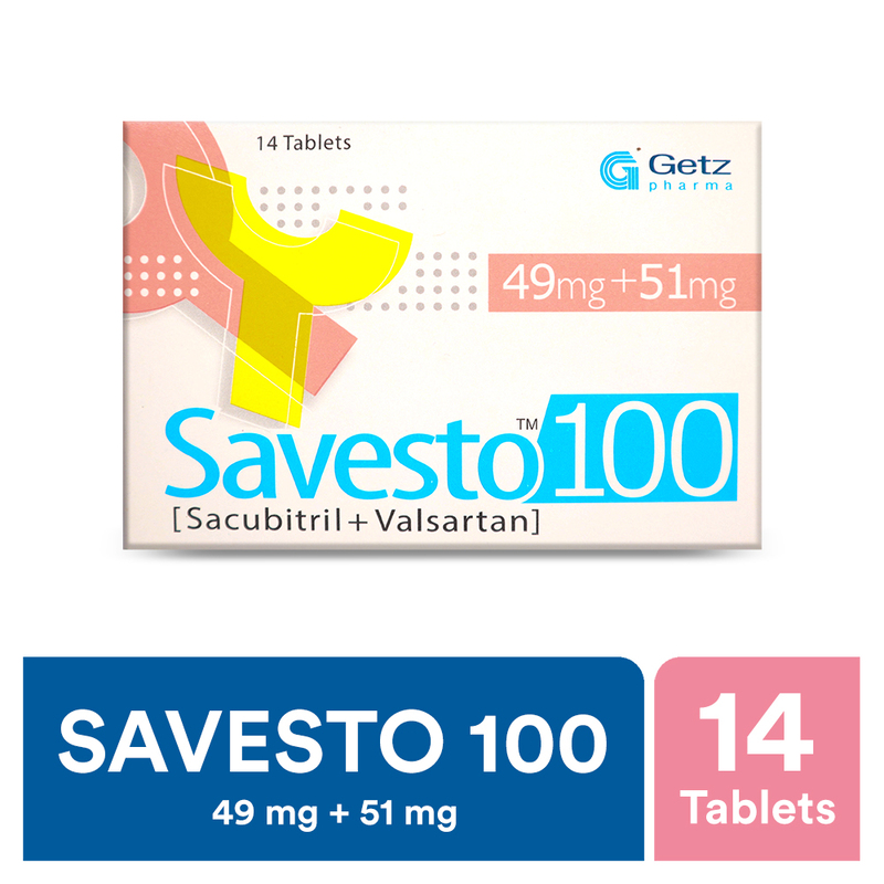 Savesto 100mg Tablet 49mg+51mg