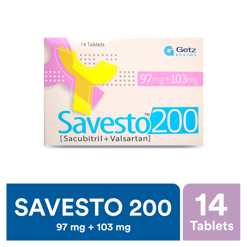 Savesto 200mg Tablet 97mg+103mg