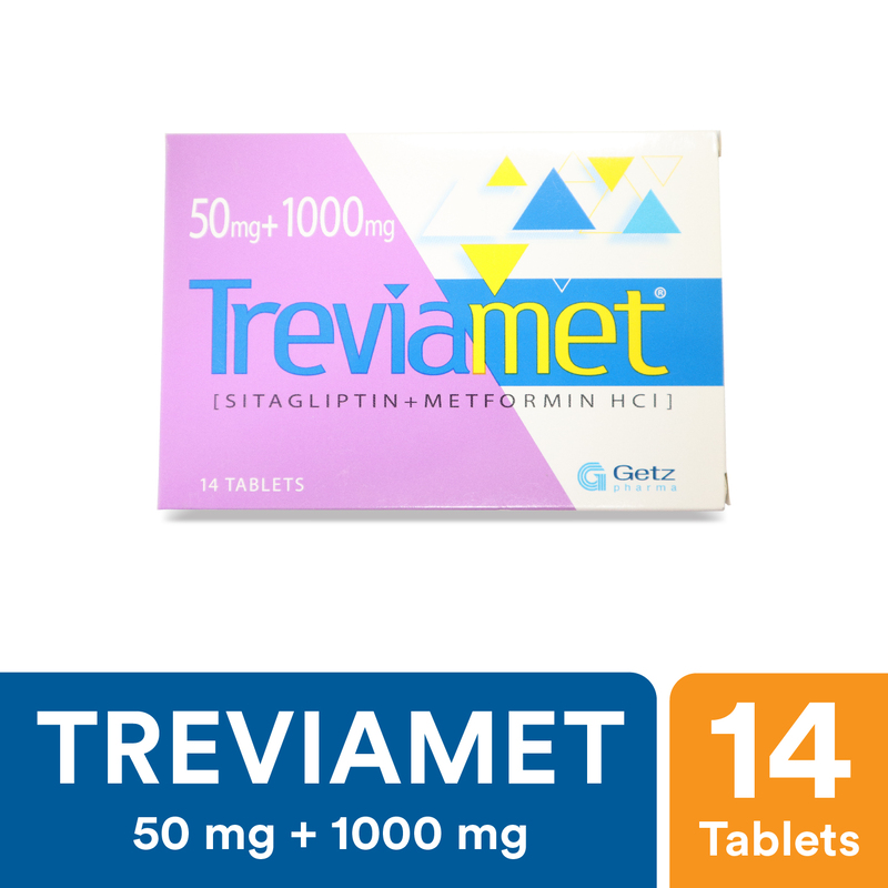 Treviamet 50 1000 mg 14S