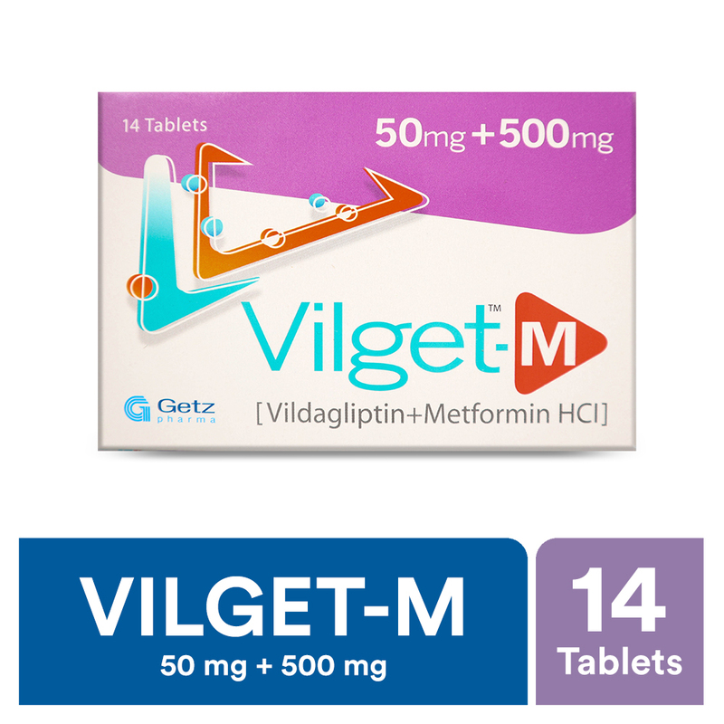 Vilget-M 50mg+500mg