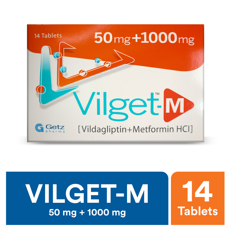 Vilget-M 50mg+1000mg