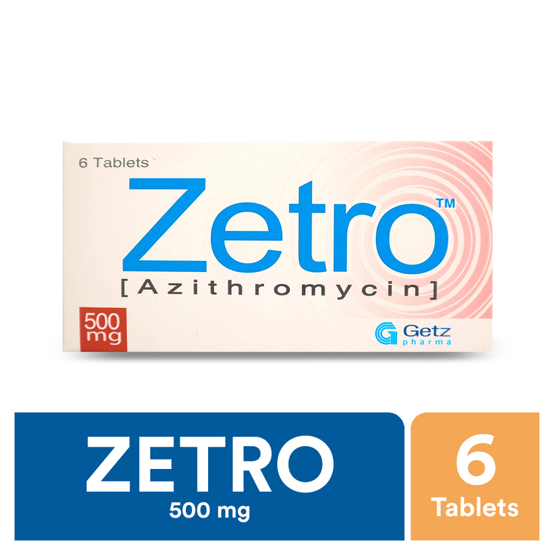 Zetro 500 Tablets 6S