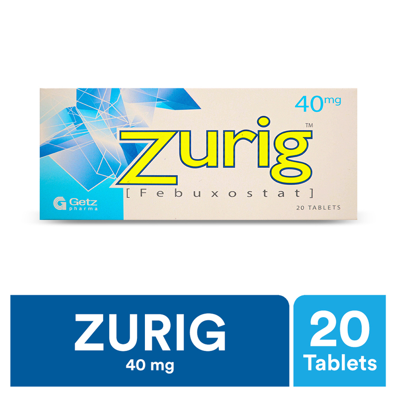 Zurig 40mg Tablets 20S