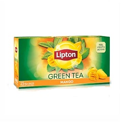 Lipton Green Tea Bag Mango 100gm 25s