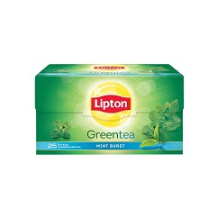 Lipton Green Tea Bag Mint 100gm 25s