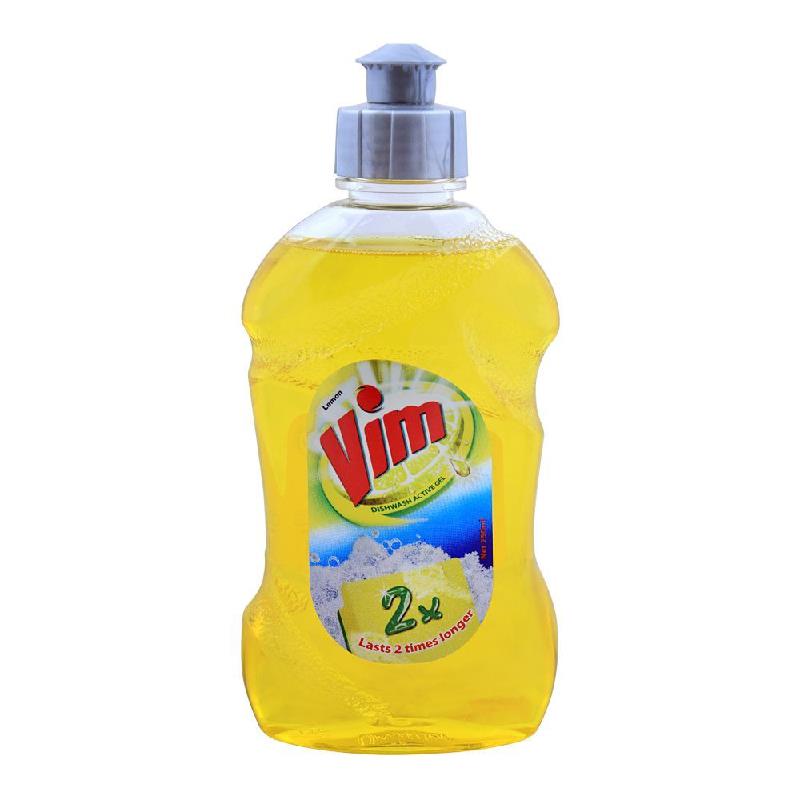 Vim Dishwash Active Gel Lemon 250ml