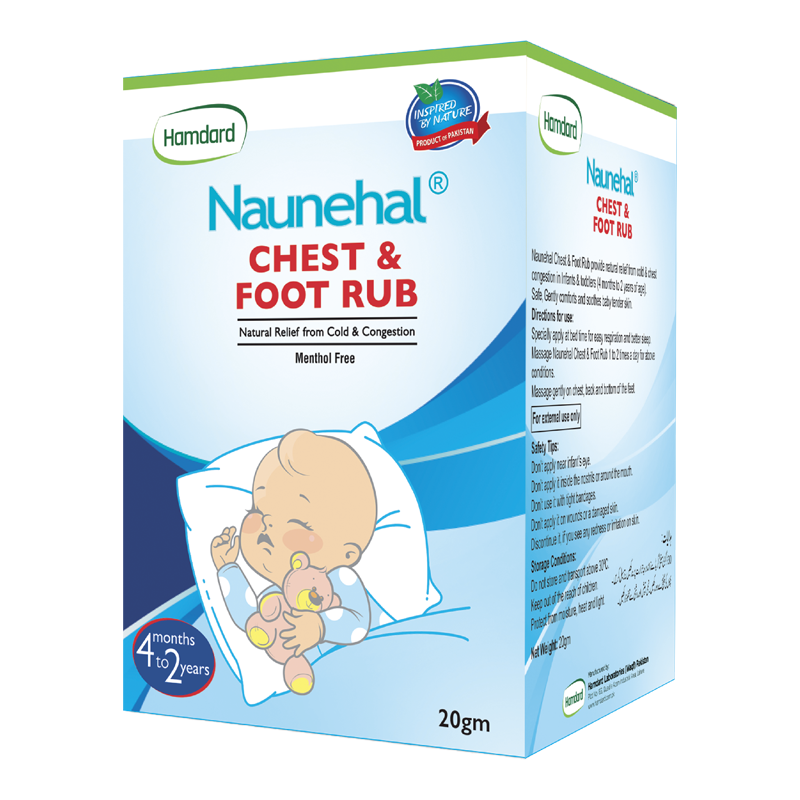 Naunehal Chest Foot Rub Cream 20 Gram