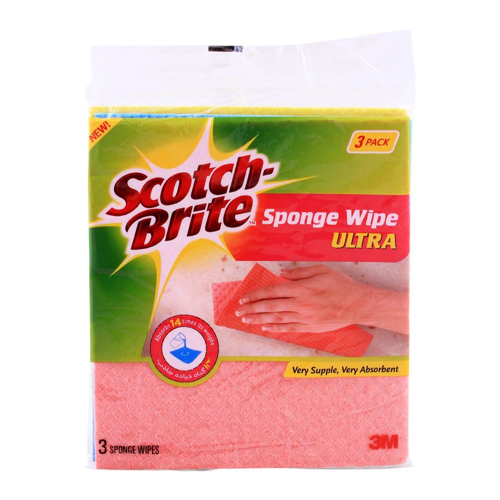 Scotch Brite Sponge Wipe Ultra 3in1