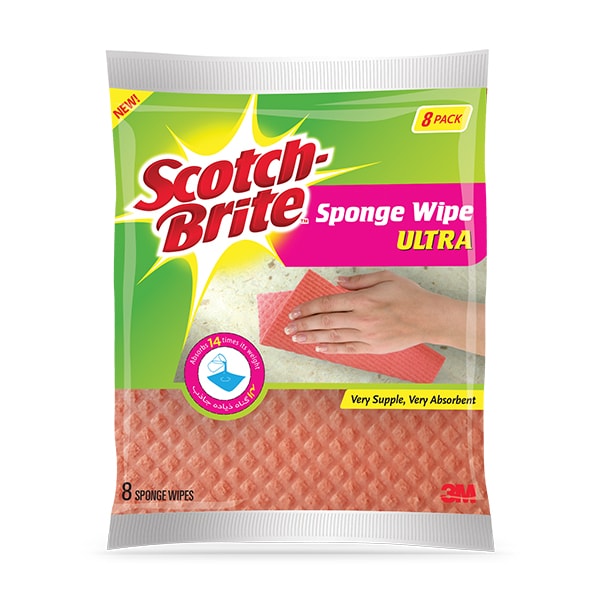 Scotch Brite Sponge Wipes 8IN1