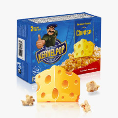 Kernelpop Microwave Popcorn Cheese 3x1