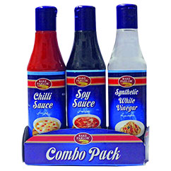 Trio Pack (Soya, Chilli, Vinegar) 120ml