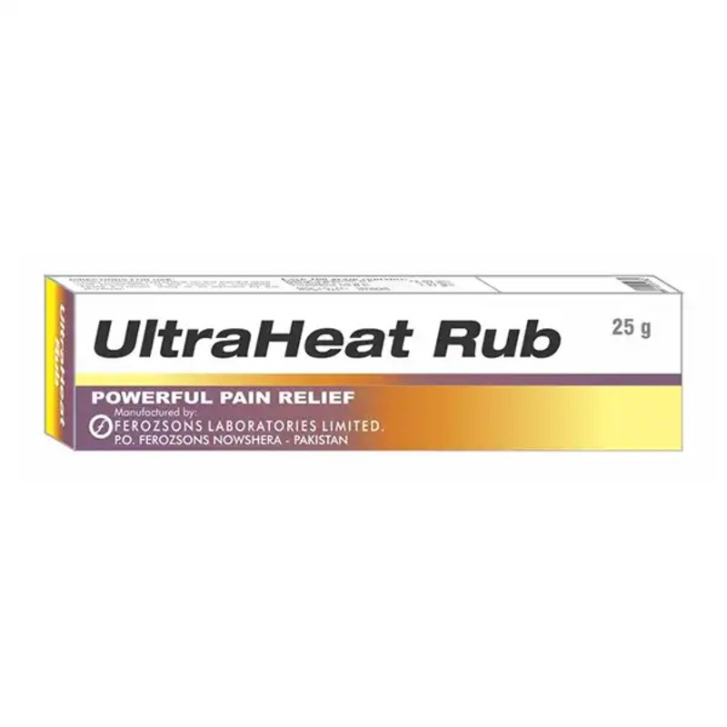 UltraHeat Rub Cream 25mg Tube