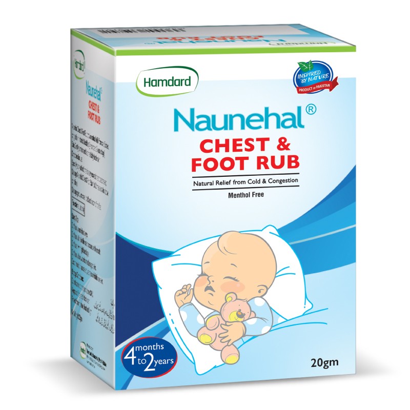 Naunehal Chest Foot Rub Cream 20 gram