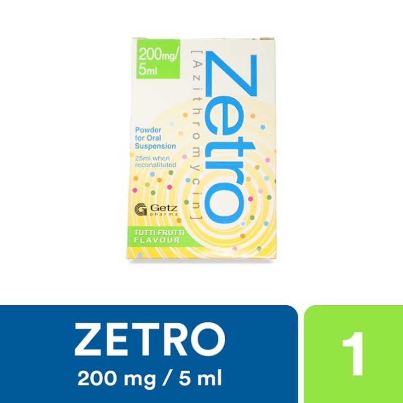 Zetro 200mg/5ml 25ml Oral Suspension