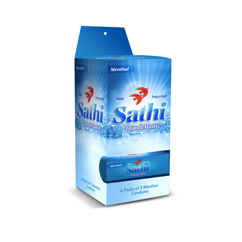 Sathi Menthol 3s (6s Packs) Dispenser