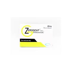 Zerogout 40Mg Tablet 20s