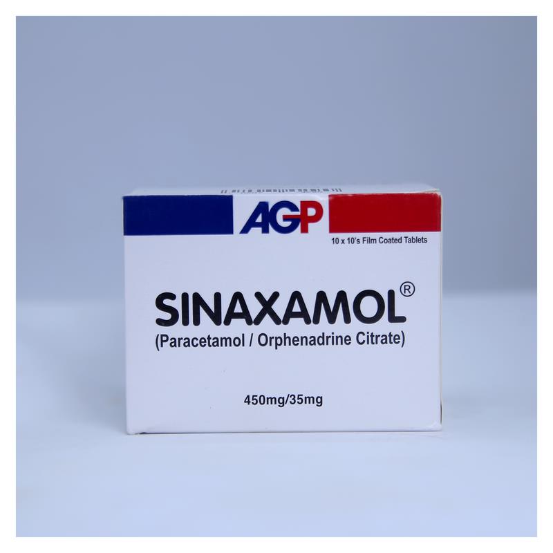 Sinaxamol 450mg+35mg Tablets