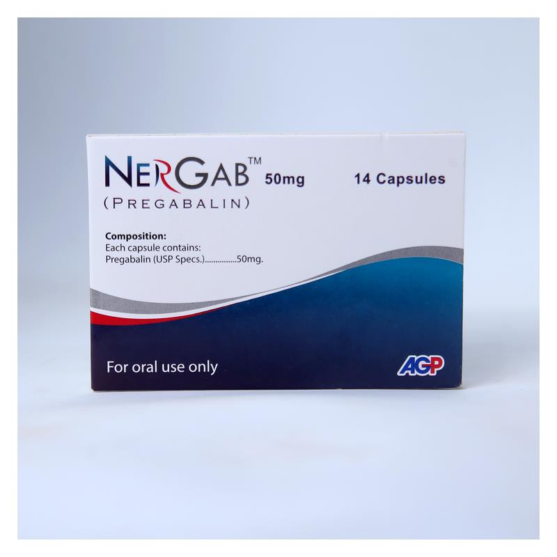 Nergab 50mg Capsule 14s