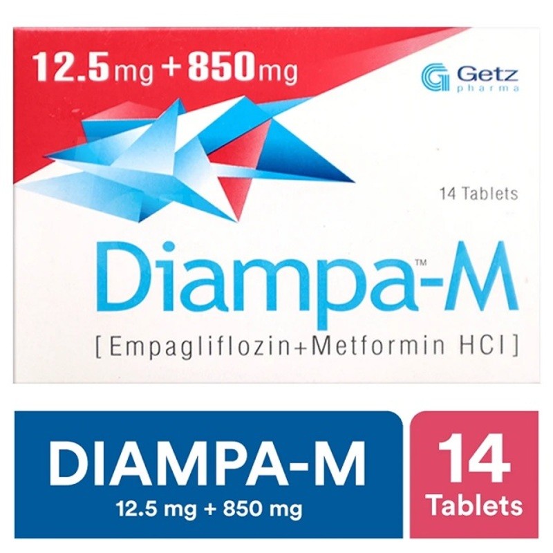 Diampa-M 12.5+850mg Tablet