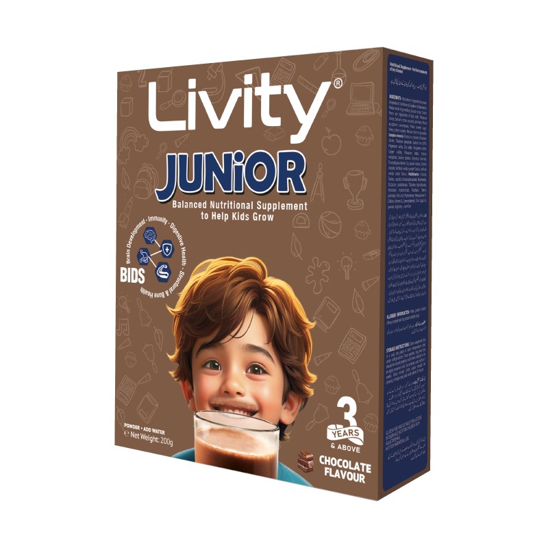 Livity Junior BiB chocolate 200G