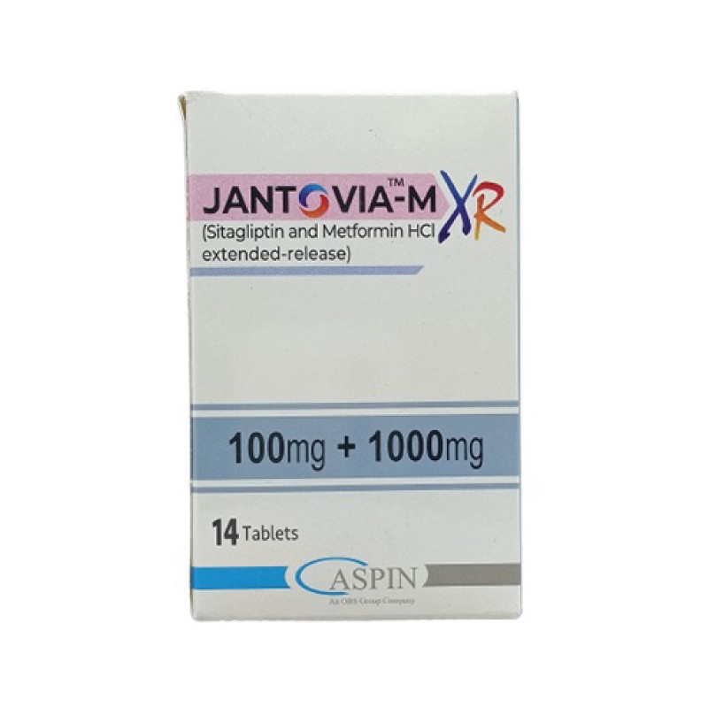 Jantovia-M XR Tablet 100/1000MG 14s