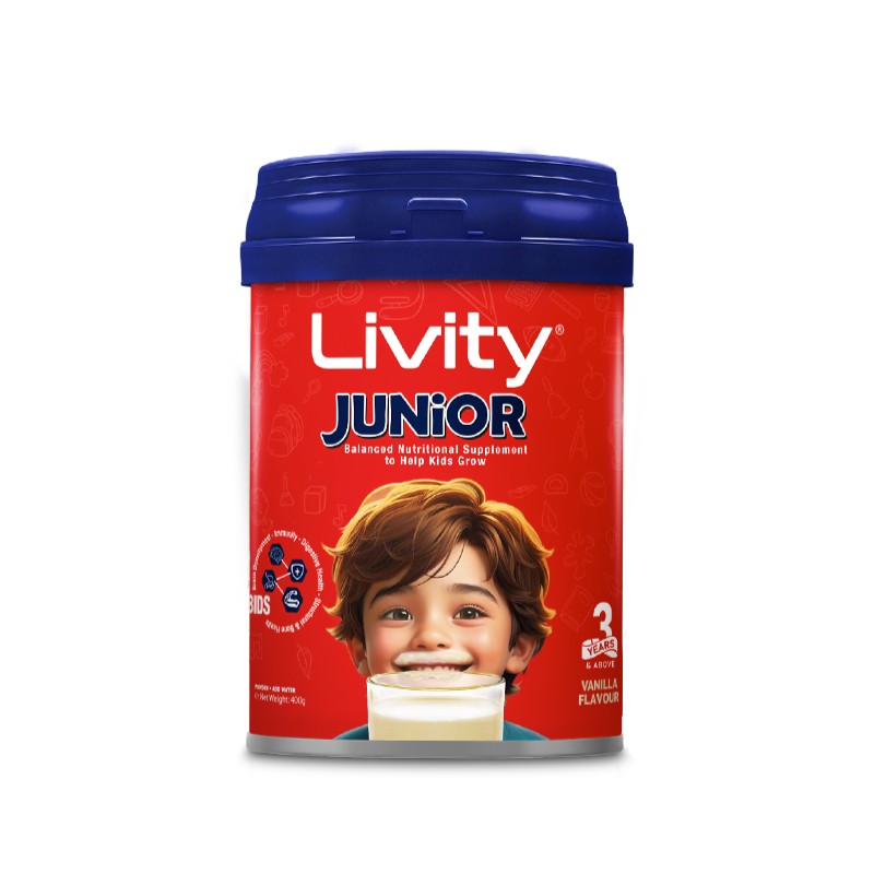 Livity Junior Tin Vanilla 400G